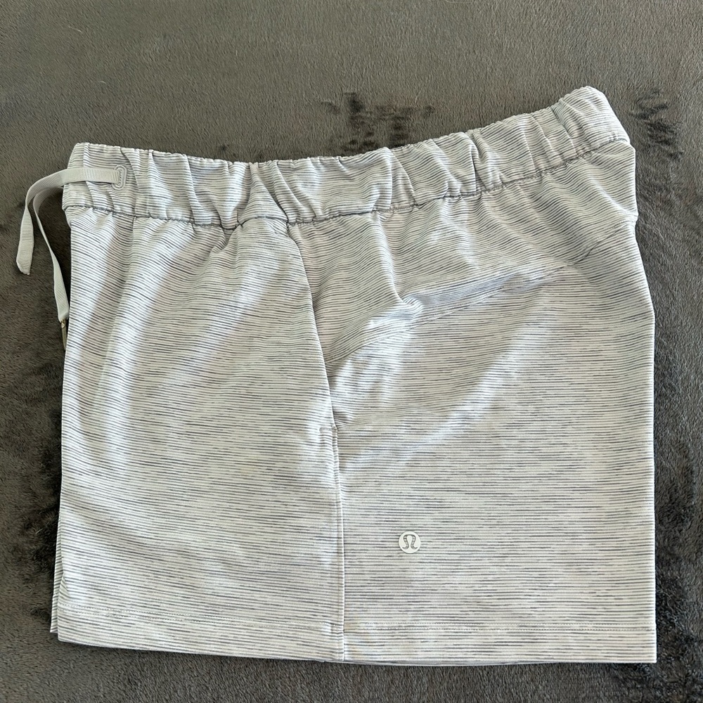 Lululemon Light Gray Athletic Shorts